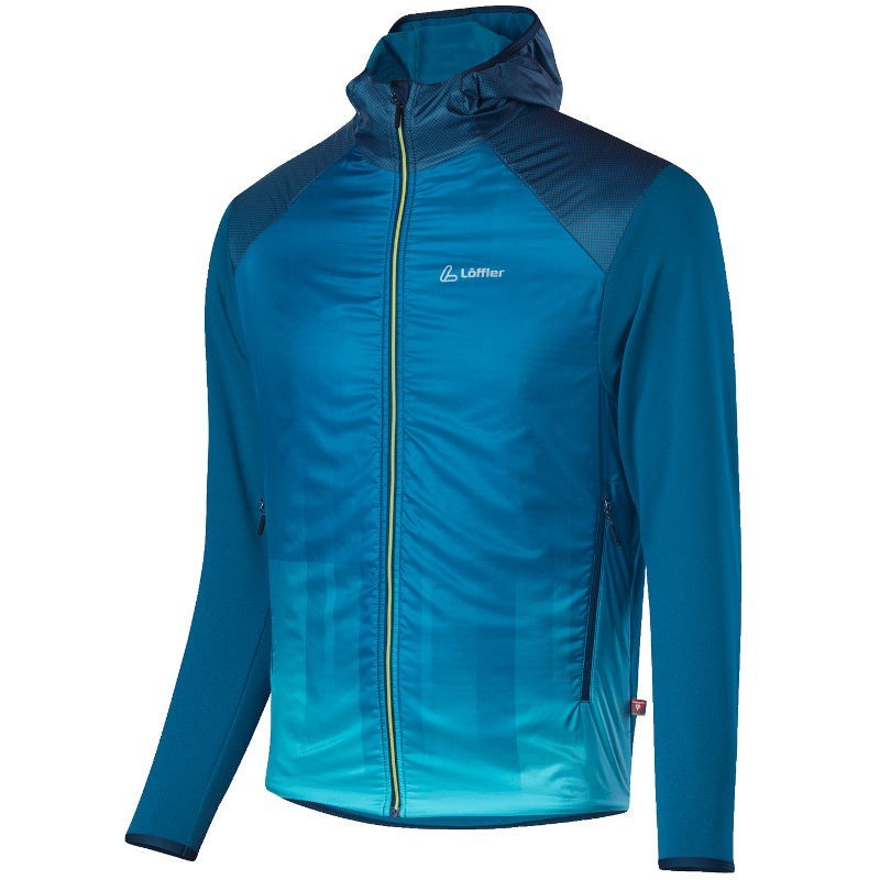 Heren warme jas met capuchon Löffler Speed Primaloft Next Orbit Heren warme jas met capuchon Löffler Speed Primaloft Next Orbit